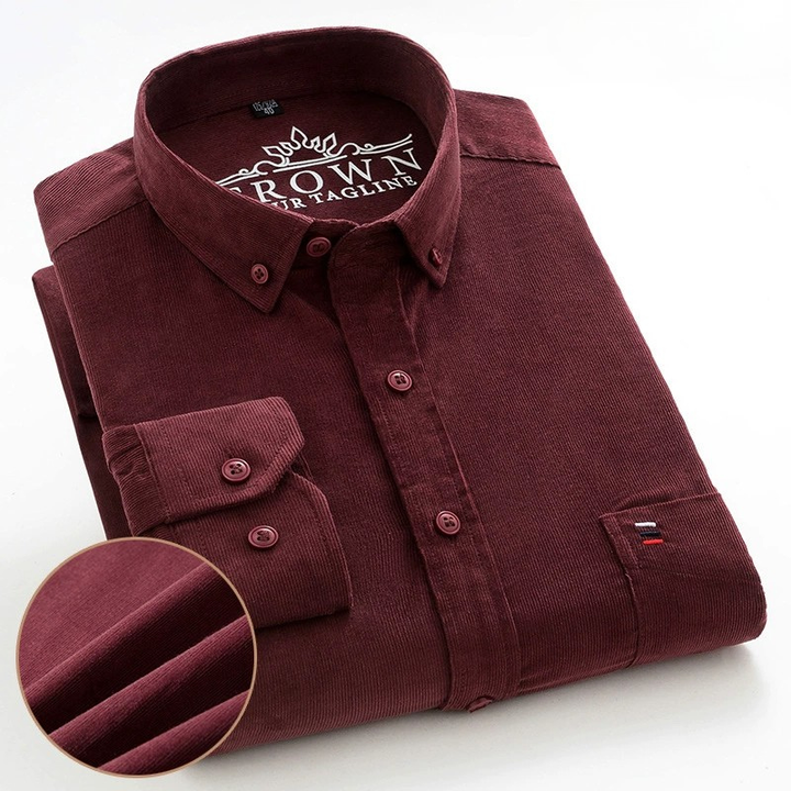 Charleston Pure Cotton-Corduroy Shirt
