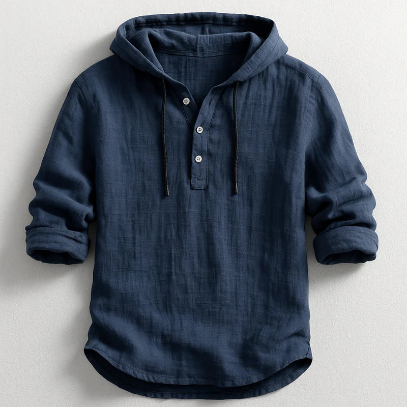 Harlow Hooded Henley Shirt