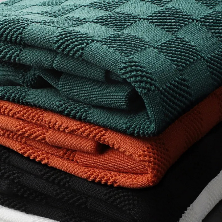 Carson Jacquard Weave Polo