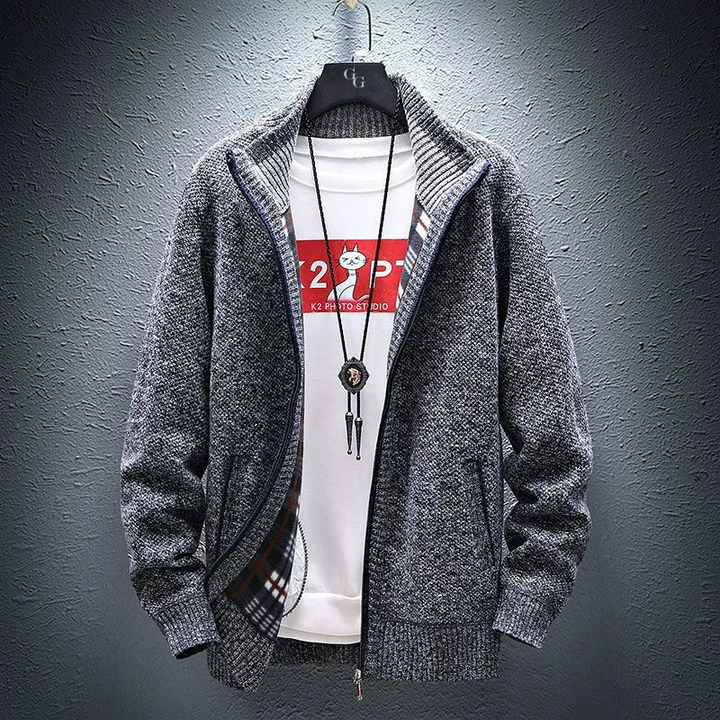 Helsinki Knitted Zip Jacket