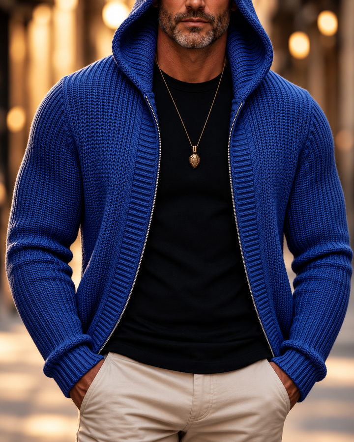Whitmore Hooded Zip Cardigan