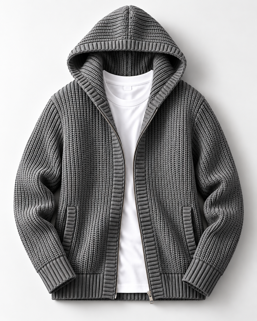 Whitmore Hooded Zip Cardigan