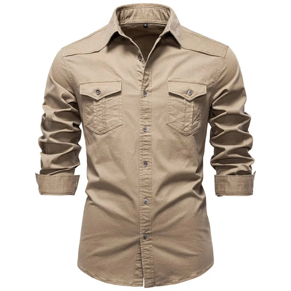 Harlow Garment-Washed Field Shirt