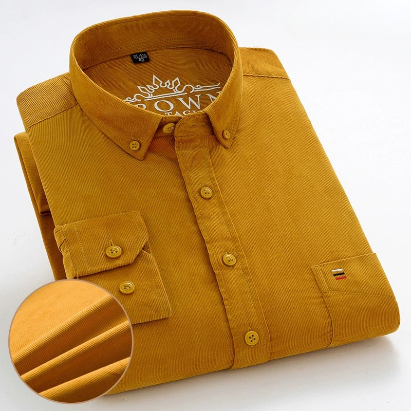 Charleston Pure Cotton-Corduroy Shirt