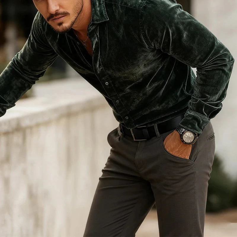 Hudson Velvet Luxe Shirt