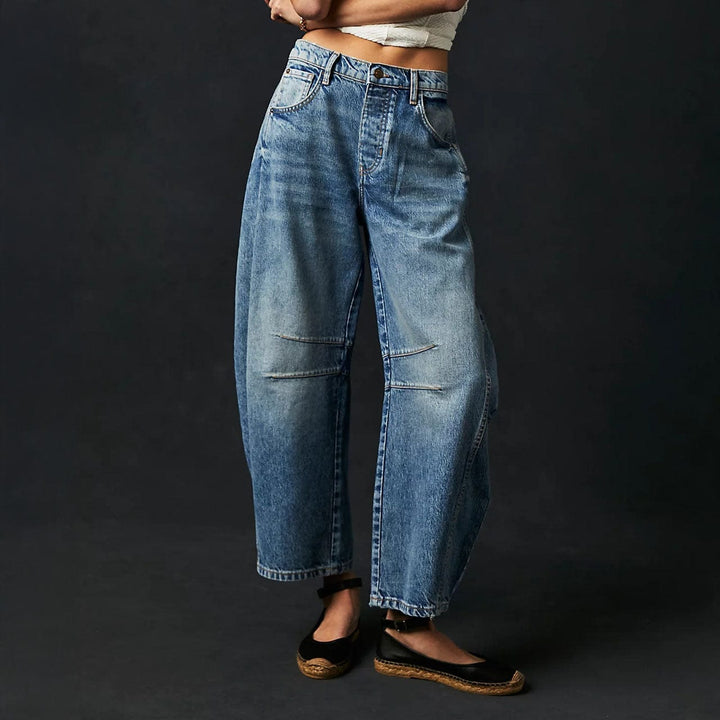 Amara Cotton-Denim Jeans