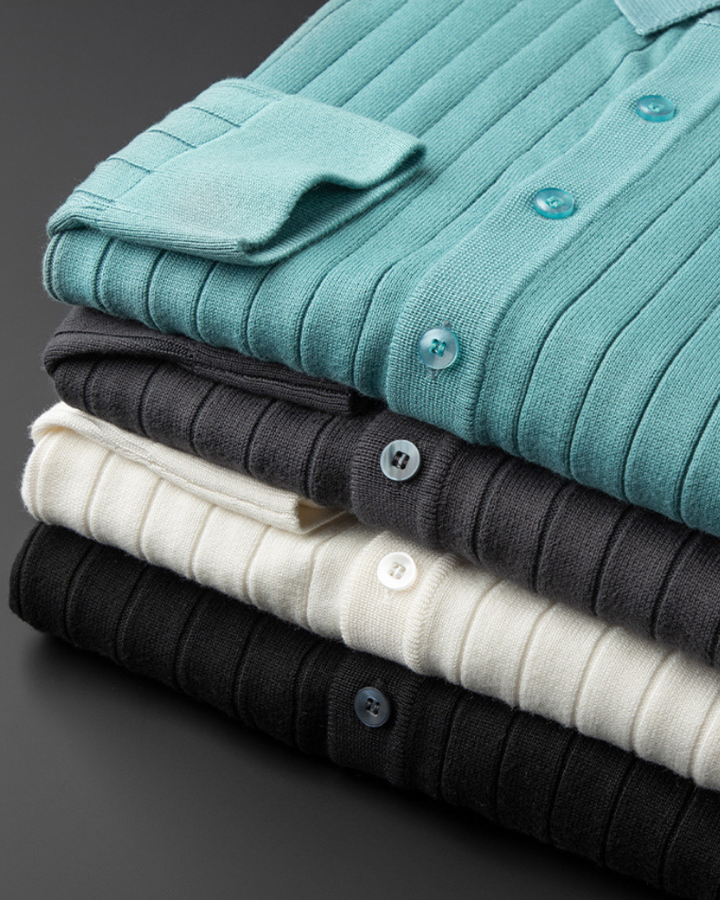 Dalton Ribbed Knit Cardigan