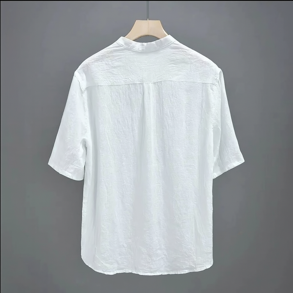 Bari Coast Washed Linen Henley