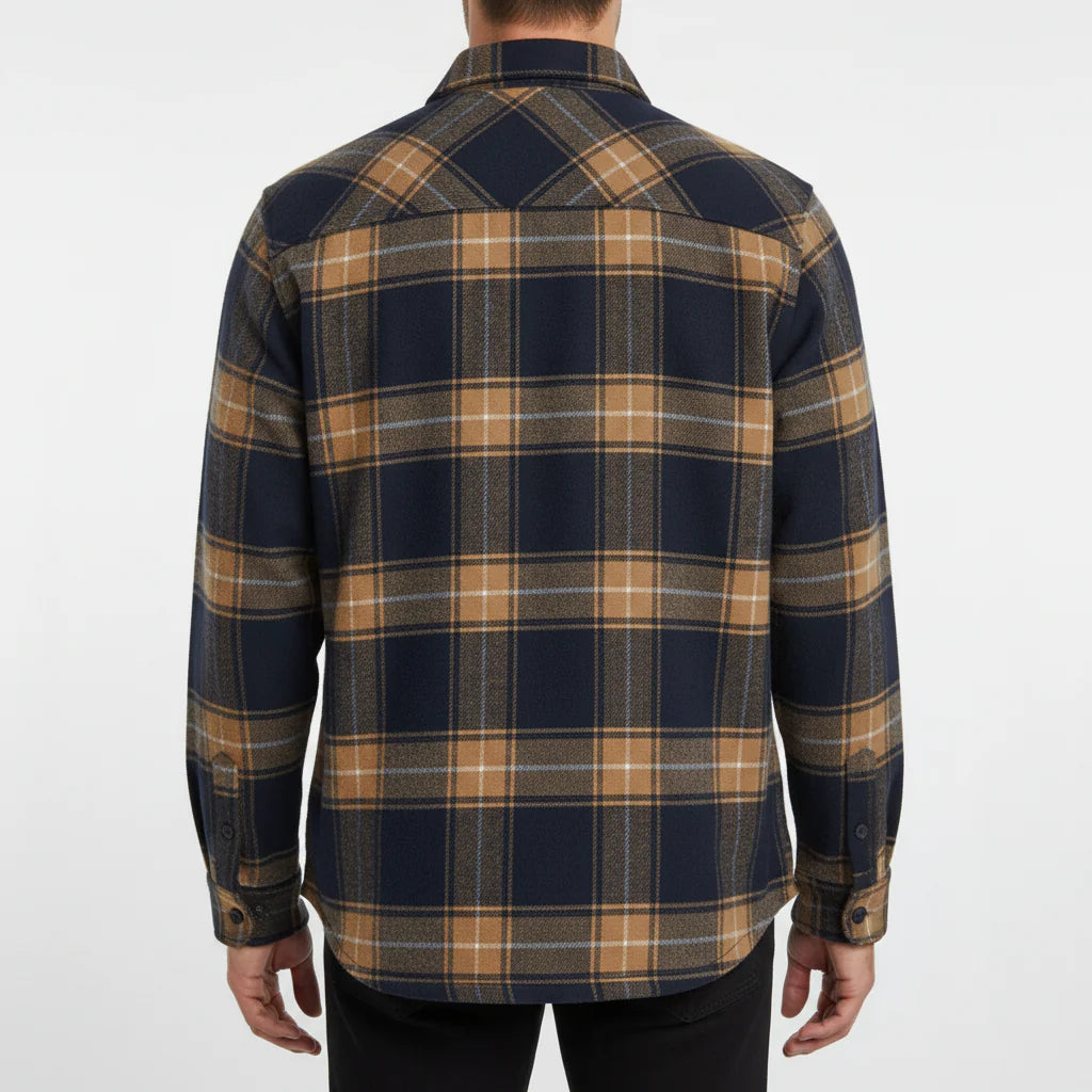 Rockwell Brushed Cotton Flannel Shirt