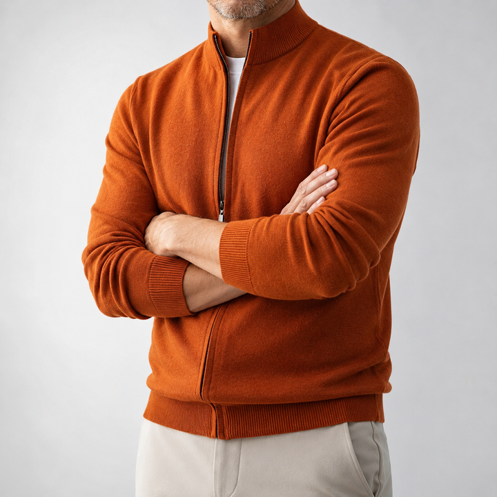 Bramwell Full-Zip Knit Cardigan
