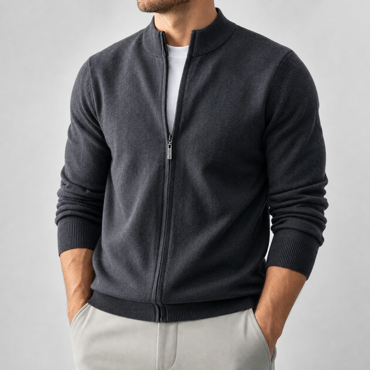 Bramwell Full-Zip Knit Cardigan