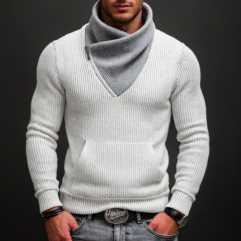 Blackwood Ribbed Collar Sweater