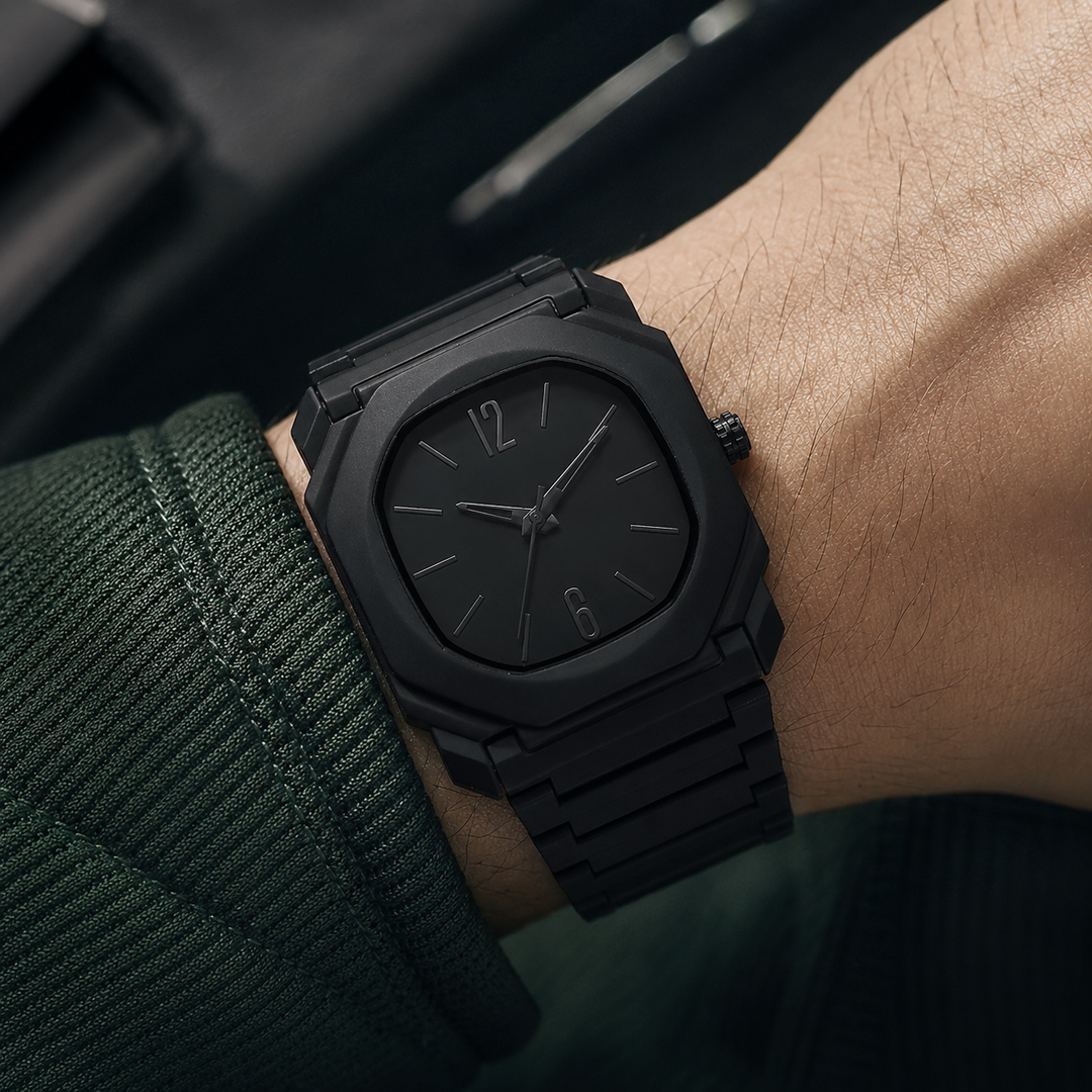 Cavan Square Rubber Watch