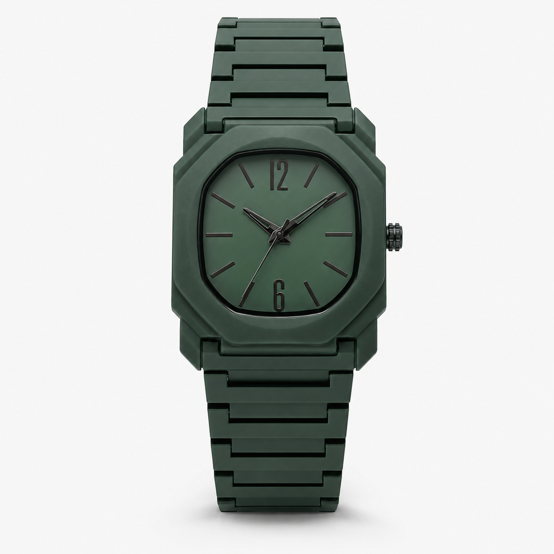 Cavan Square Rubber Watch