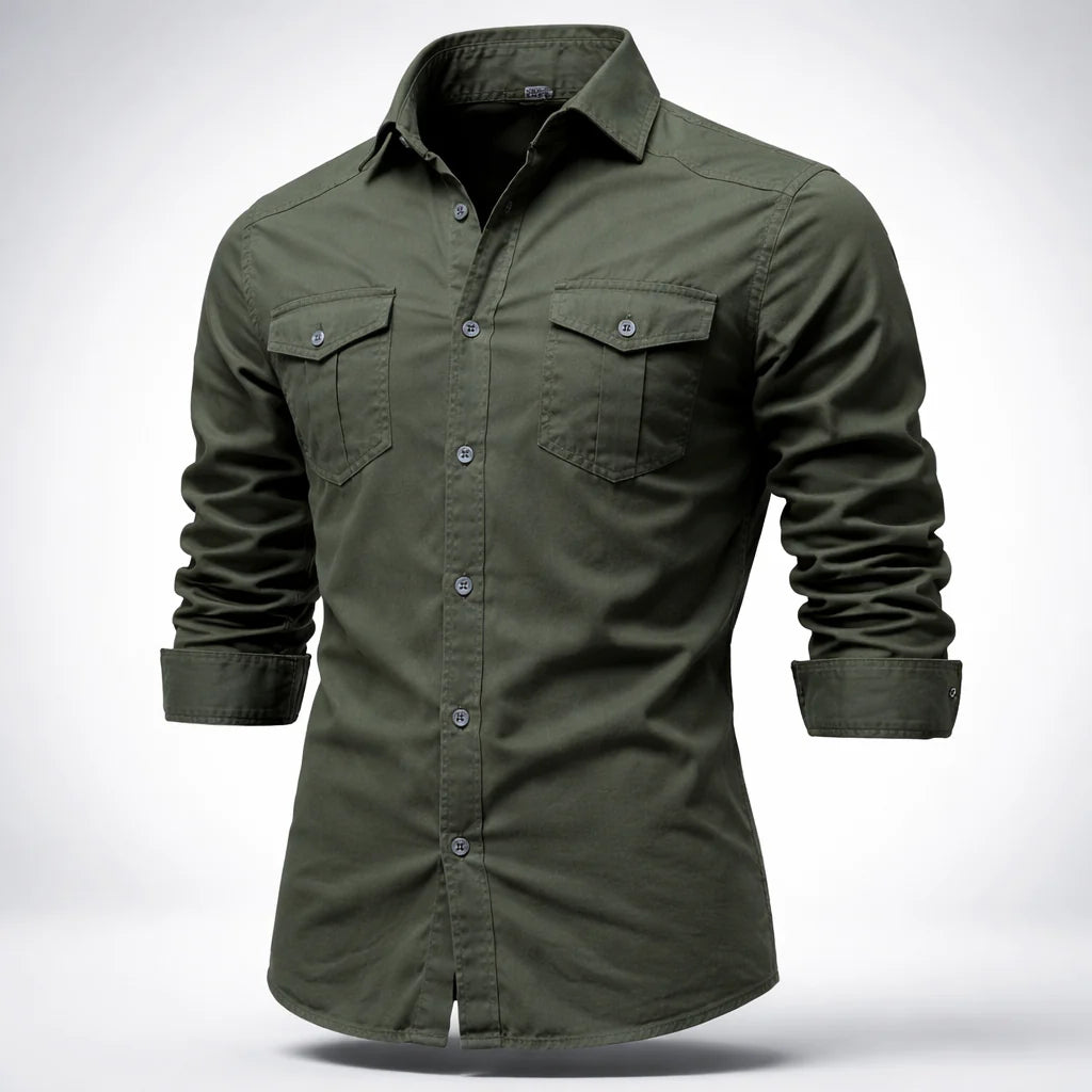 Harlow Garment-Washed Field Shirt