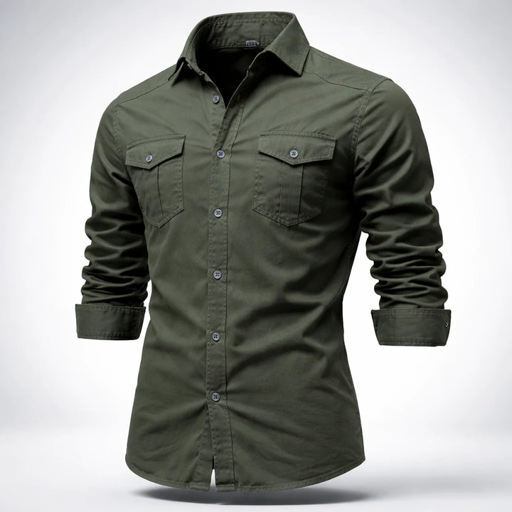 Harlow Garment-Washed Field Shirt