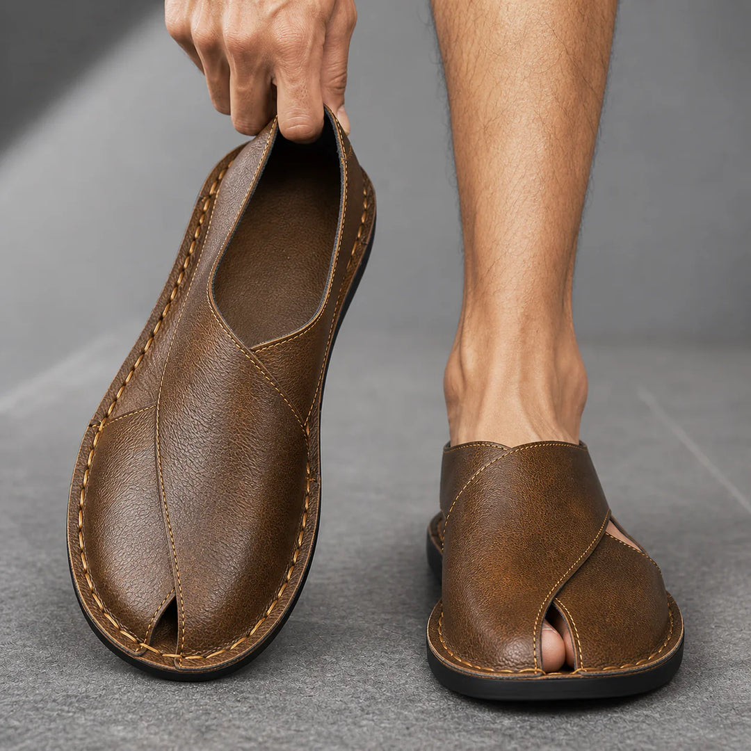 Capri Genuine Italian Leather Sandal