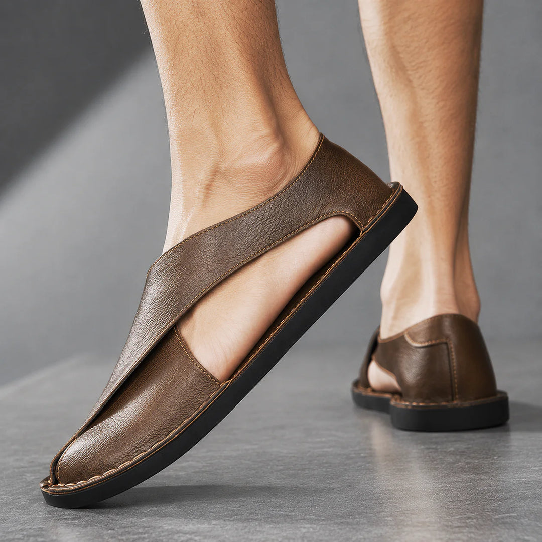 Capri Genuine Italian Leather Sandal