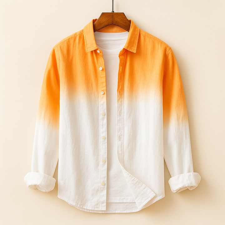 Azure Horizon Linen Shirt