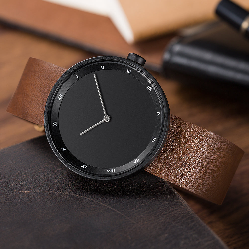 Eclipse Leather Watch