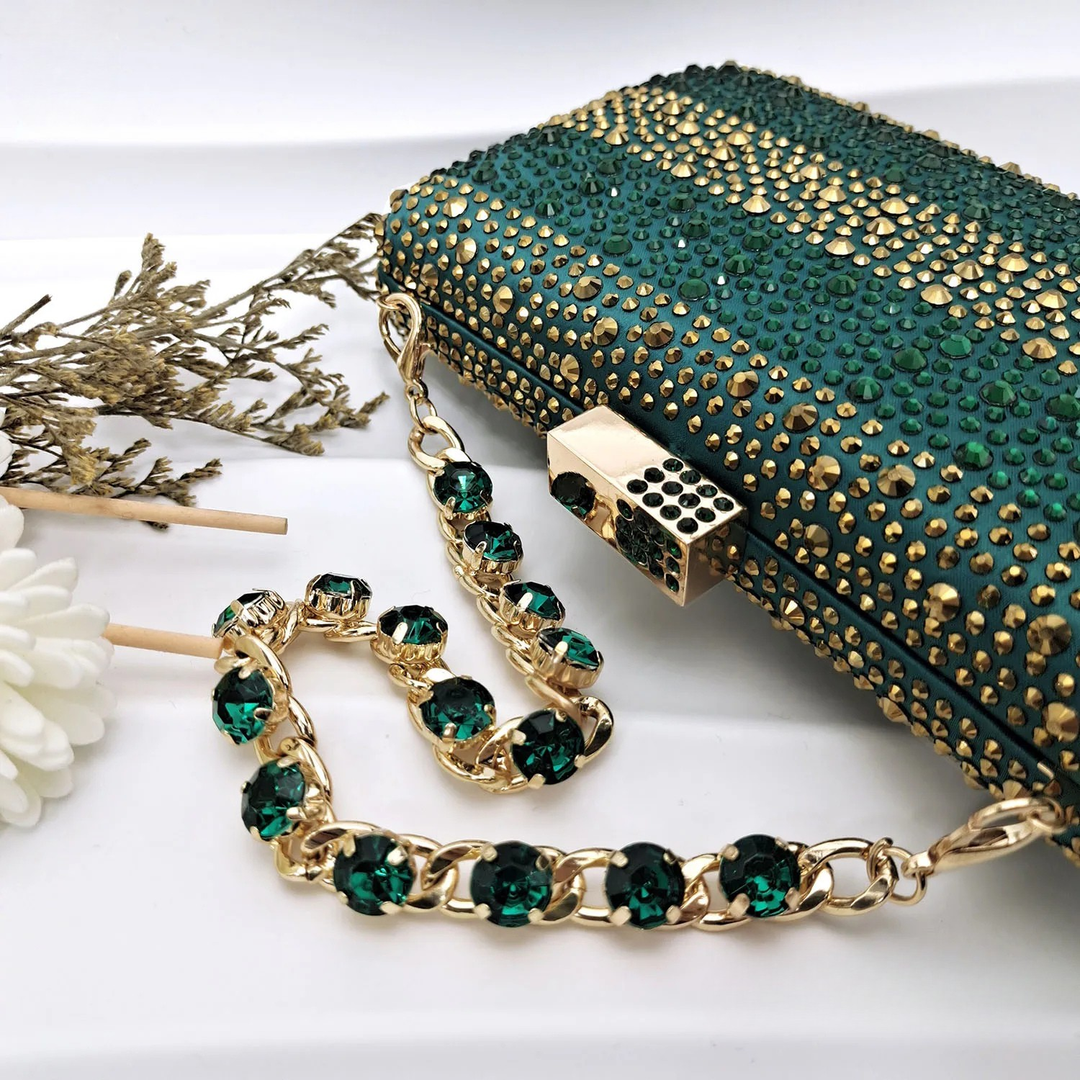 Amara Crystal Shoe & Bag Set