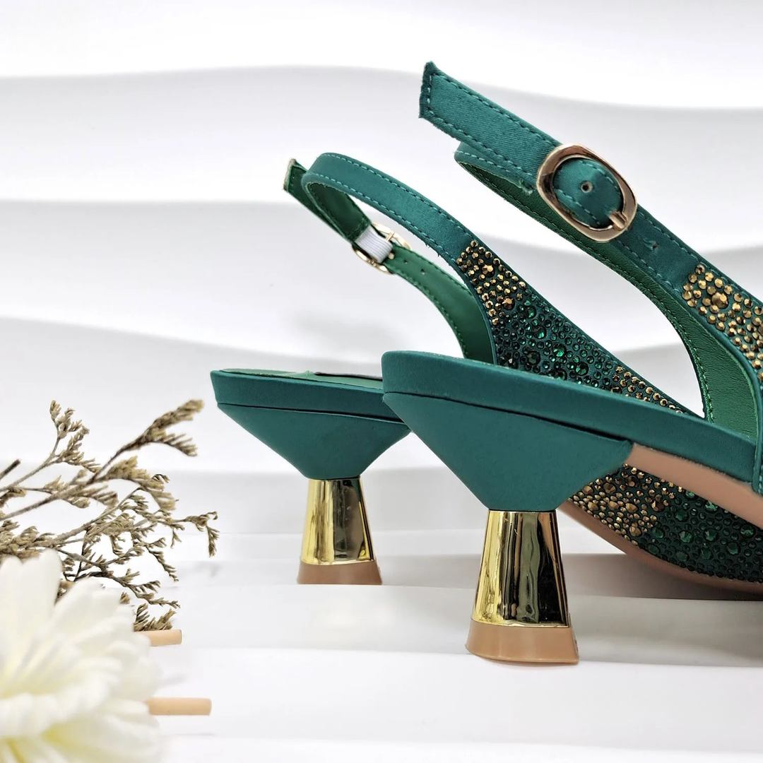 Amara Crystal Shoe & Bag Set