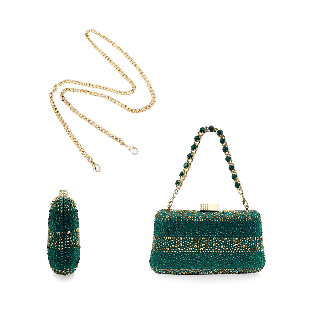 Amara Crystal Shoe & Bag Set