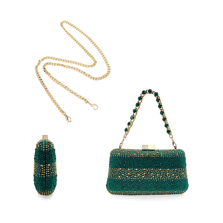 Amara Crystal Shoe & Bag Set