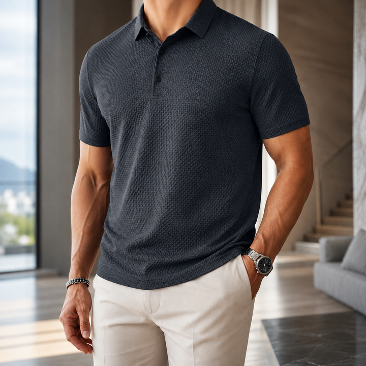 Miller Textured Knit Polo