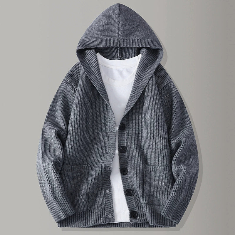 Harrison Hooded Knit Cardigan