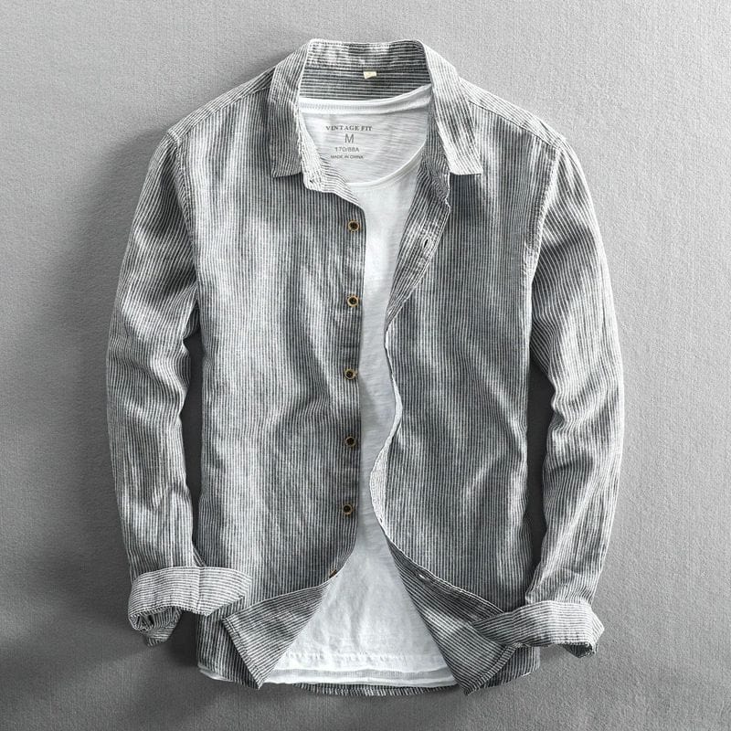 Milburn Striped Linen Shirt