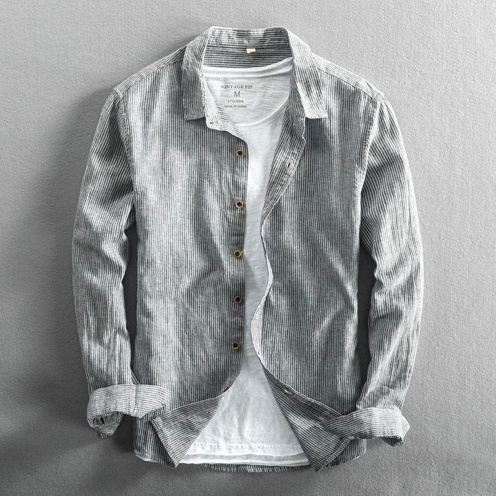 Milburn Striped Linen Shirt