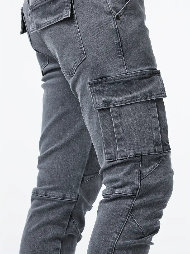 UrbanFlex Cargo Denim