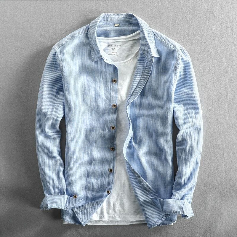Milburn Striped Linen Shirt