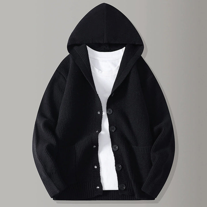 Harrison Hooded Knit Cardigan