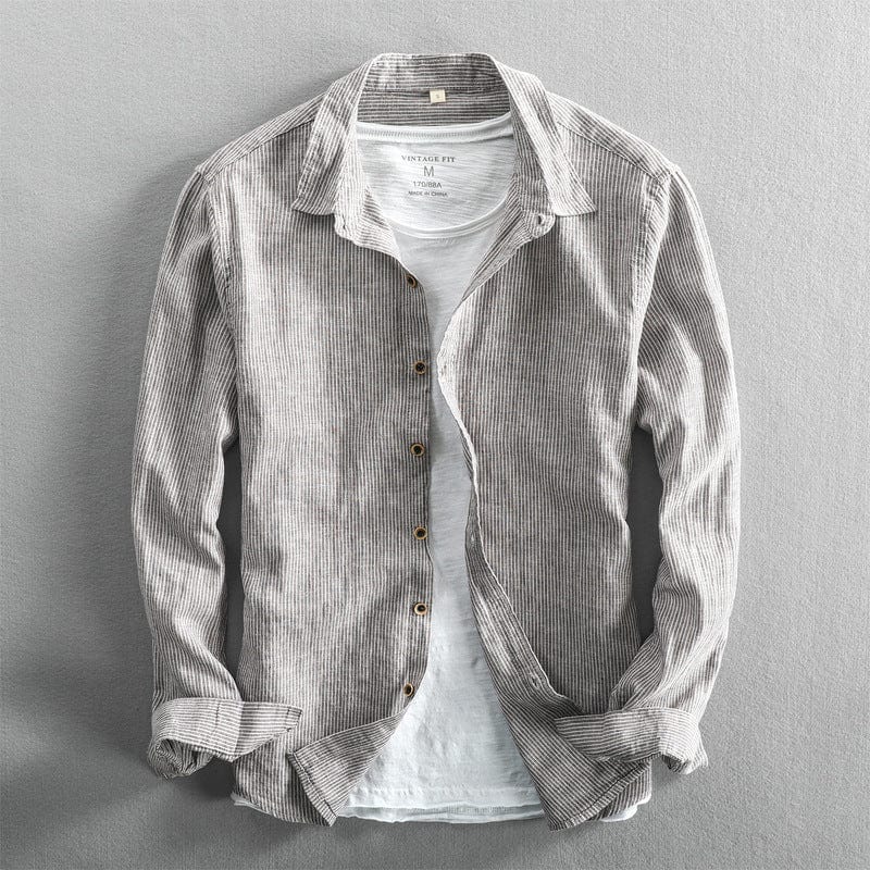 Milburn Striped Linen Shirt