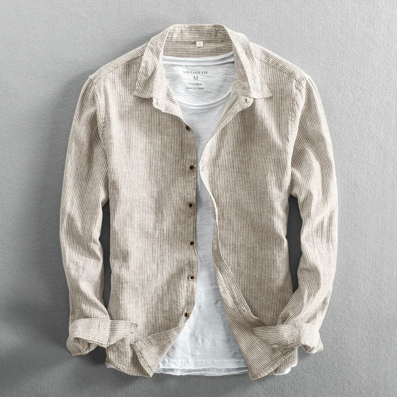 Milburn Striped Linen Shirt