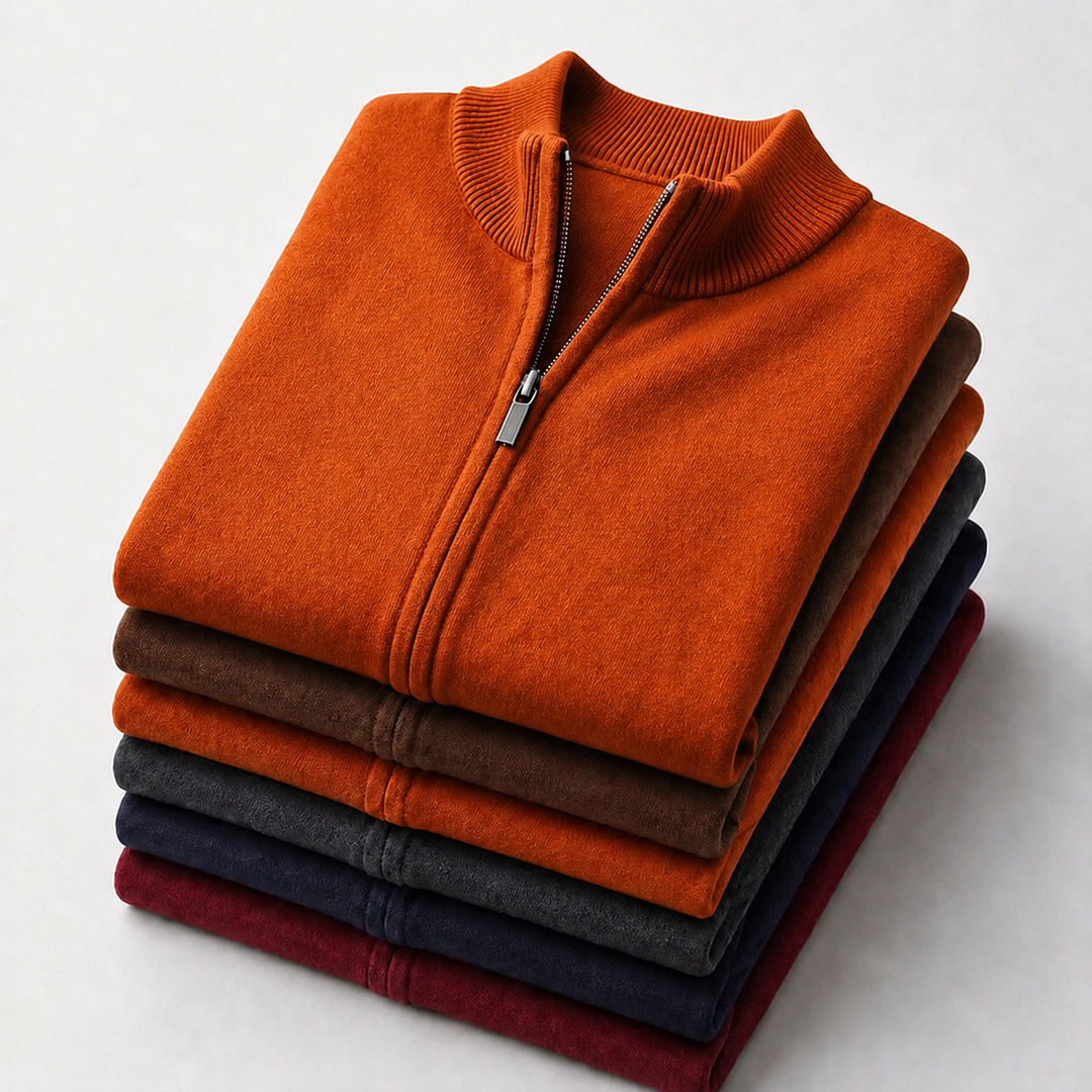 Bramwell Full-Zip Knit Cardigan
