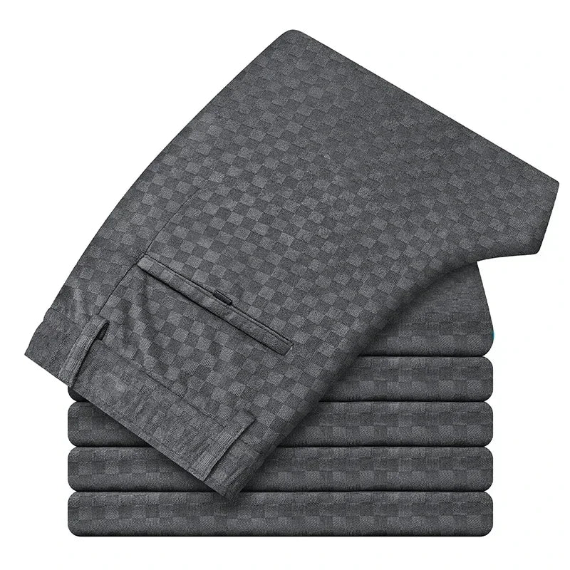 Check Jacquard Trousers