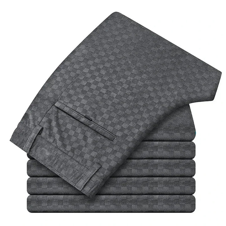 Check Jacquard Trousers
