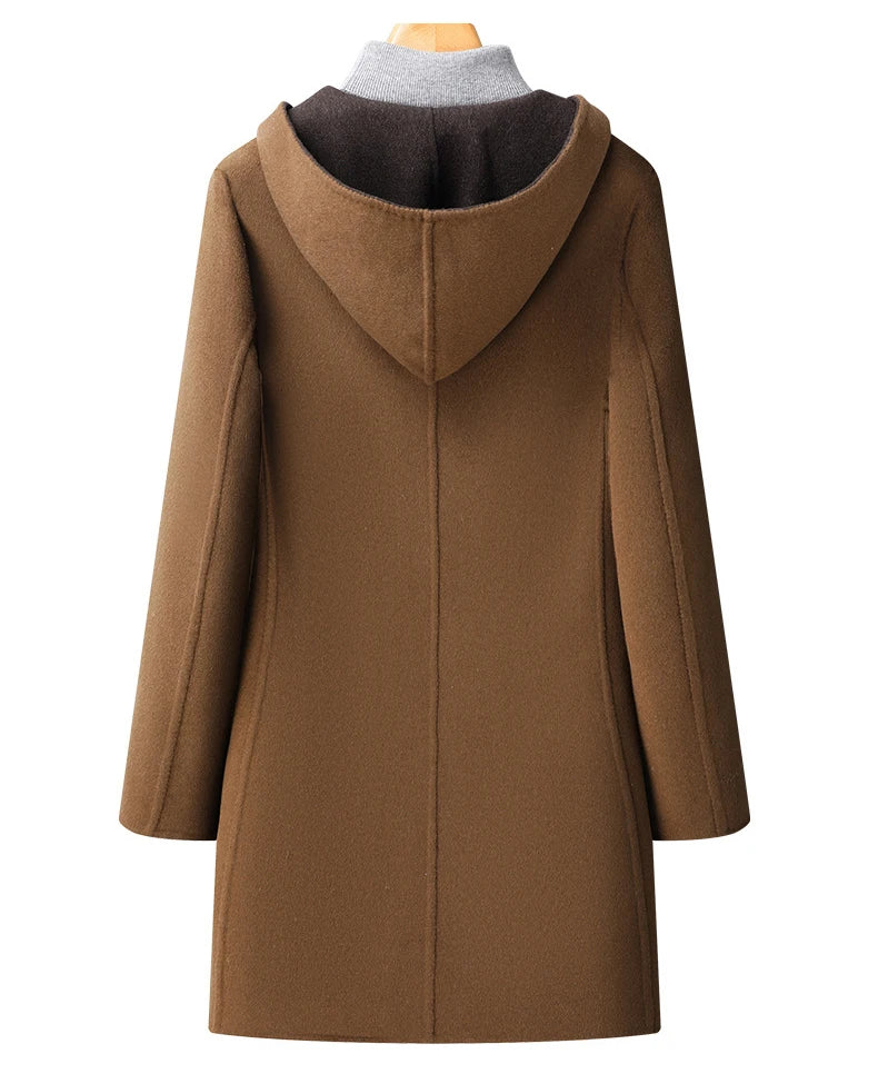 Bowman Pure Merino Hooded Overcoat