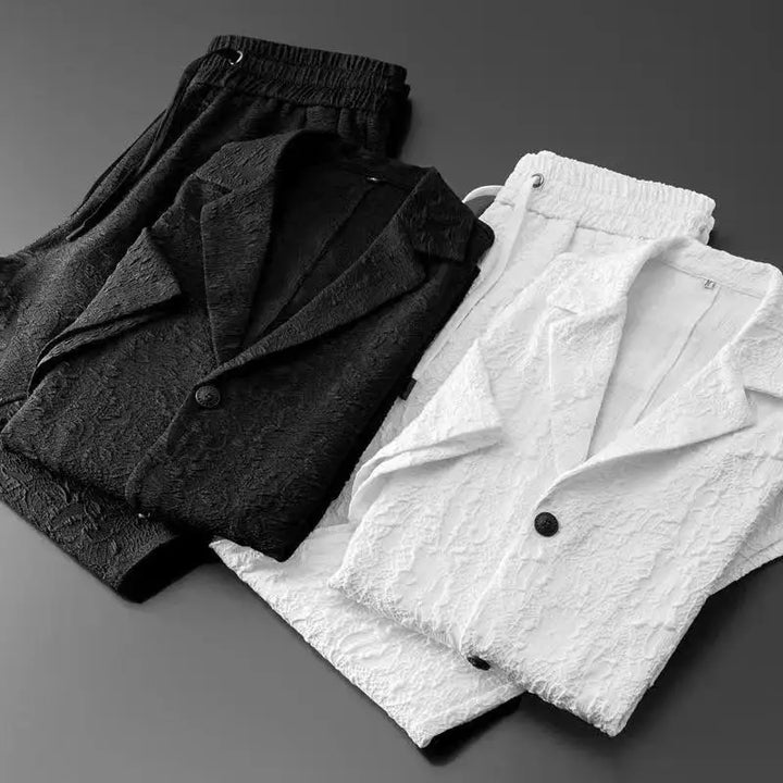 Elias Monroe Jacquard Lounge Set
