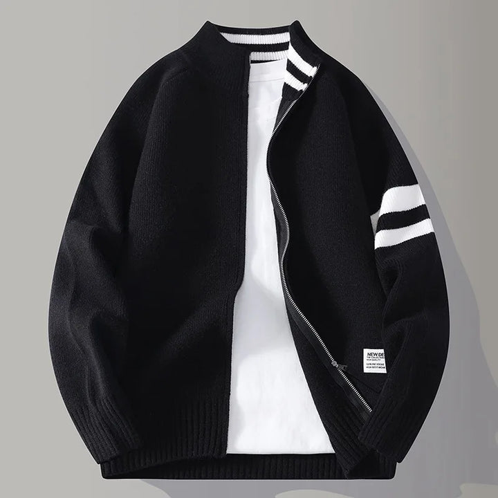 Wesley Knit Zip Cardigan