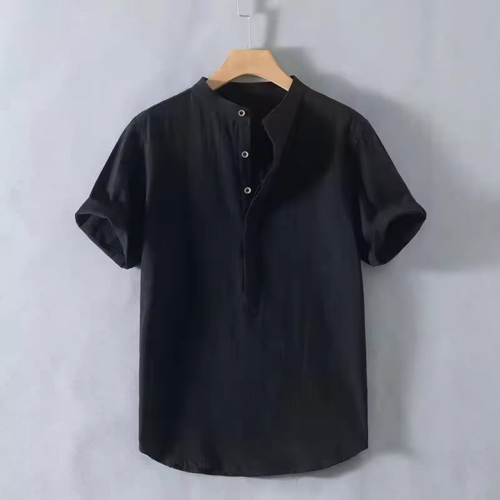 Keaton Hunt Cotton-Linen Shirt