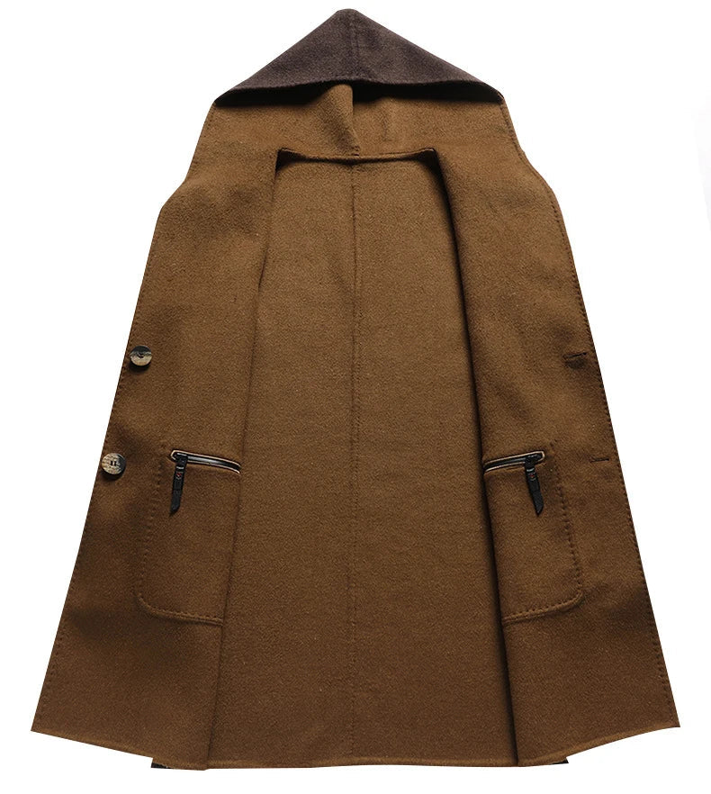Bowman Pure Merino Hooded Overcoat