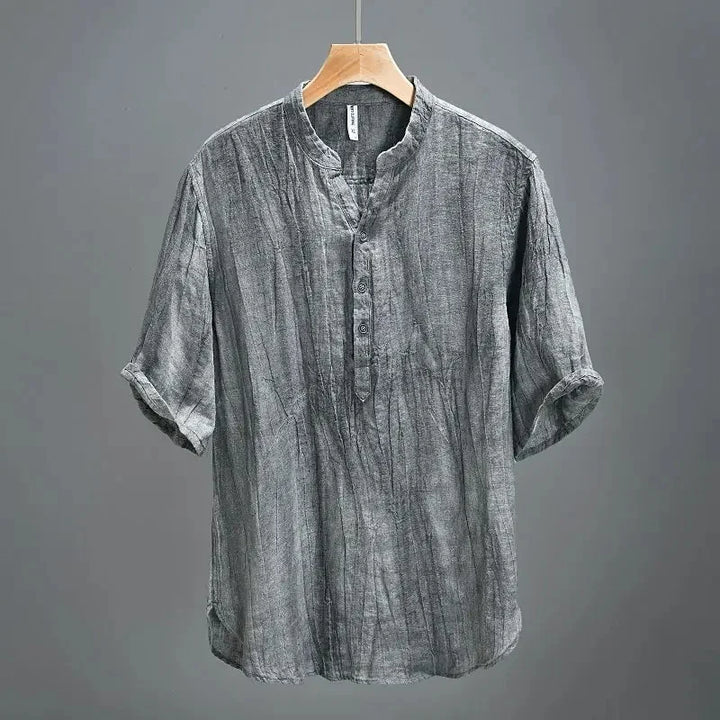 Bari Coast Washed Linen Henley