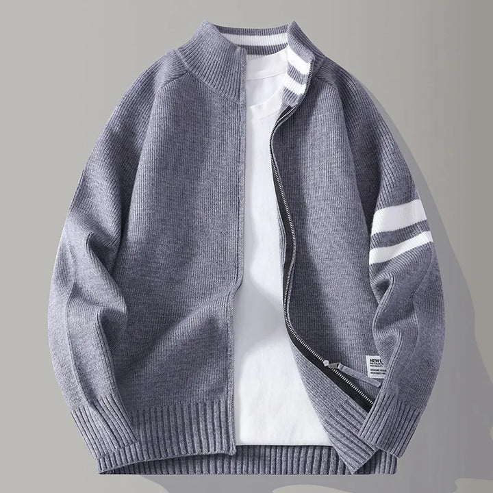 Wesley Knit Zip Cardigan