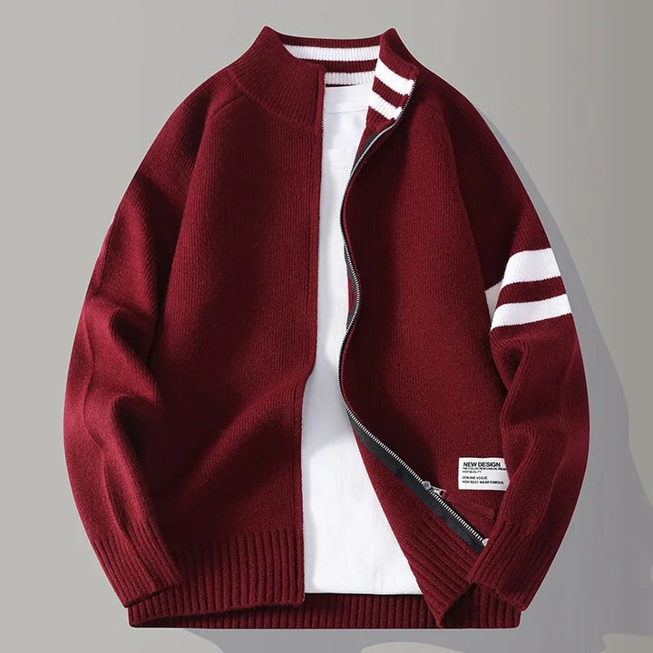 Wesley Knit Zip Cardigan