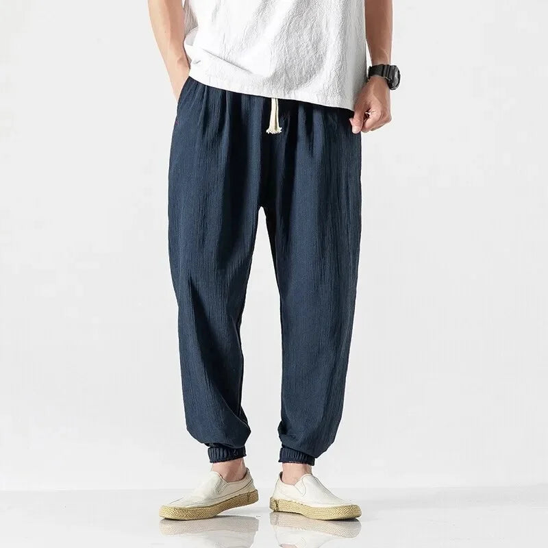 Asten Alwyn Cotton-Linen Trousers