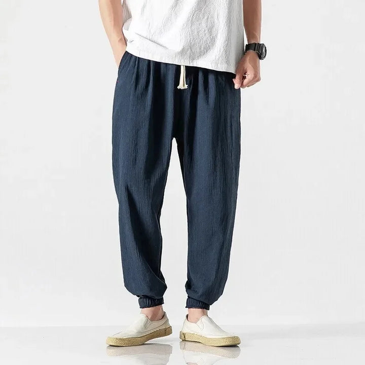 Asten Alwyn Cotton-Linen Trousers